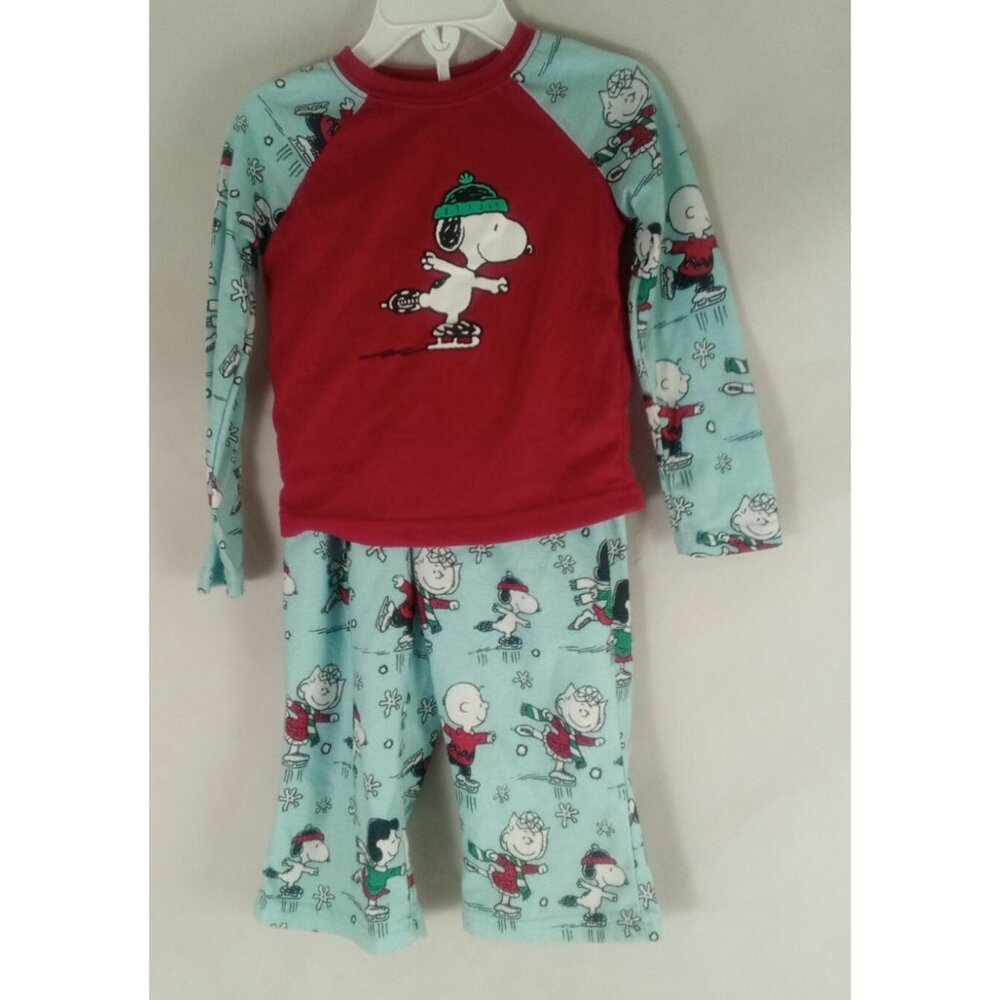 Peanuts Christmas 2 Piece Pajama Toddler 2T